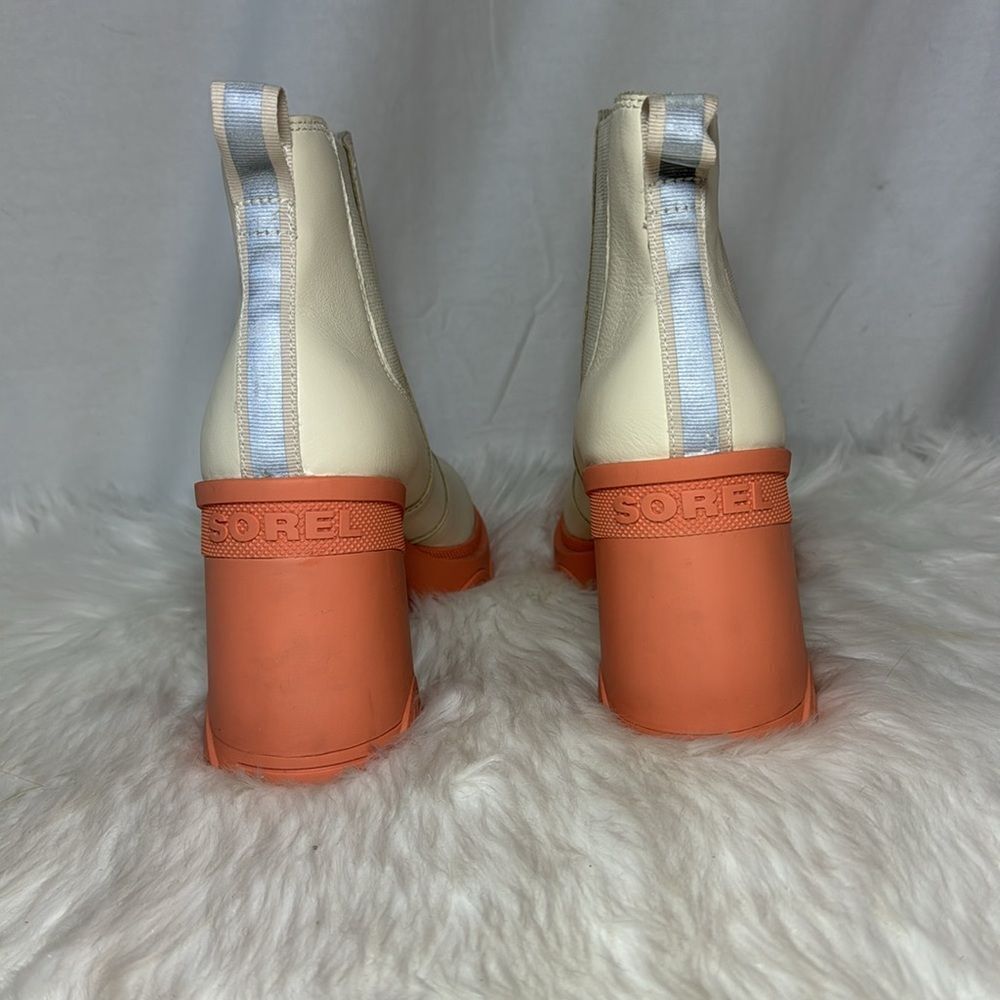 Anthropologie Sorel NWOT Brex Platform Heel Chelsea Booties Sz 11 - Picture 4 of 7